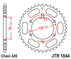 Zębatka Tylna JT JTR1844.52