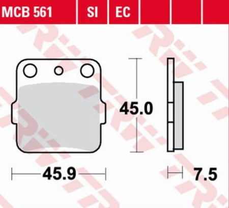 Klocki Hamulcowe TRW MCB561