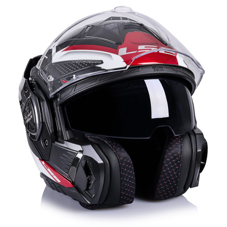 Kask Szczękowy LS2 FF901 Advant X Spectrum Black Red