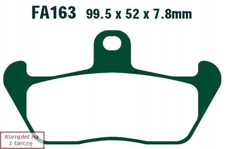 Klocki Hamulcowe EBC FA163