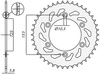 Zębatka Tylna Sunstar SUNR1-3565-45