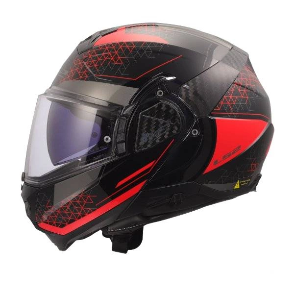 Kask LS2 FF910 ADVANT II ASTRAL Czarny Czerwony