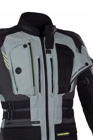 Męska Kurtka Rebelhorn Patrol Grey Black Fluo