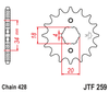 Zębatka Przednia JT JTF259.13