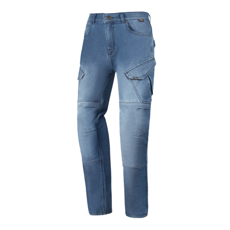 Spodnie Męskie Jeansowe Motocyklowe SECA SQUADRON BLUE