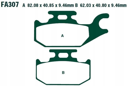 Klocki Hamulcowe EBC FA307R