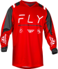 Koszulka Fly Racing F-16 Czerwony/Szary