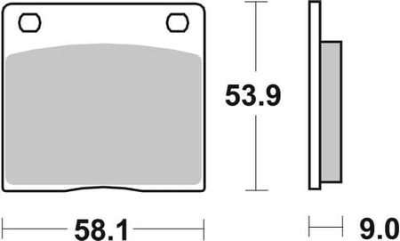 Klocki Hamulcowe SBS 512H.HF