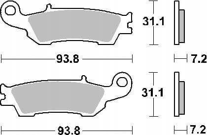 Klocki Hamulcowe SBS 840SI