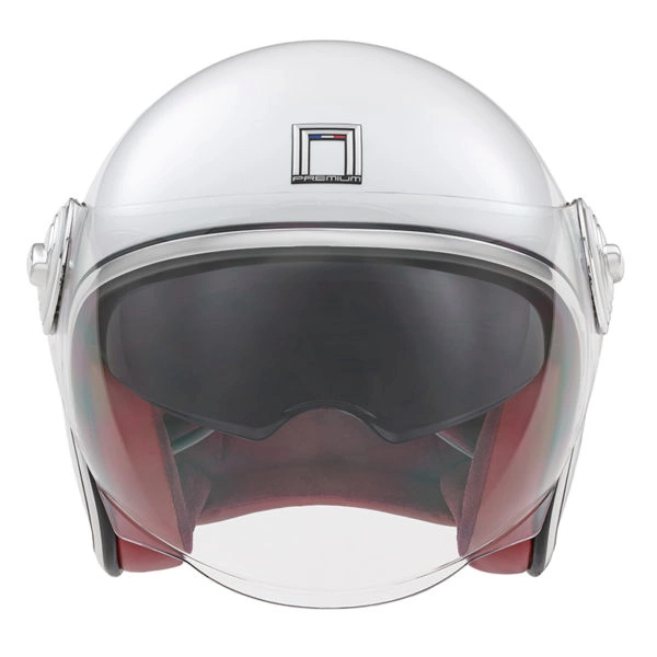 Kask otwarty motocyklowy NOX NP106 HERITAGE Biały
