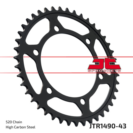 Zębatka Tylna JT JTR1490.43