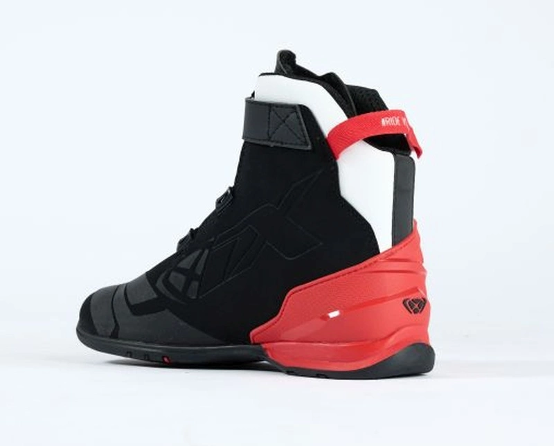 Buty IXON BULL 2 WP CZARNE CZERWONE BIAŁE
