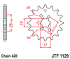 Zębatka Przednia JT JTF1129.14