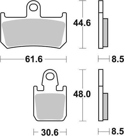 Klocki Hamulcowe SBS 839RST
