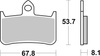 Klocki Hamulcowe SBS 622RST