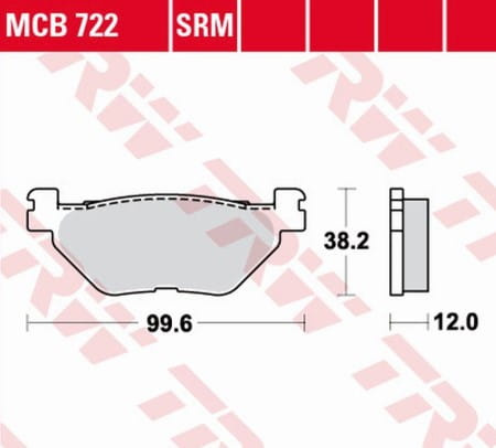 Klocki Hamulcowe TRW MCB722
