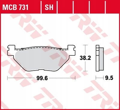 Klocki Hamulcowe TRW MCB731