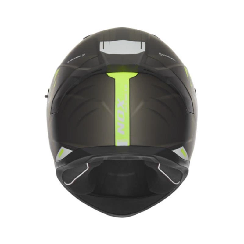 Kask intregralny motocyklowy NOX N401 CROWER Czarno-żółty