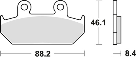Klocki Hamulcowe TRW MCB574RSI