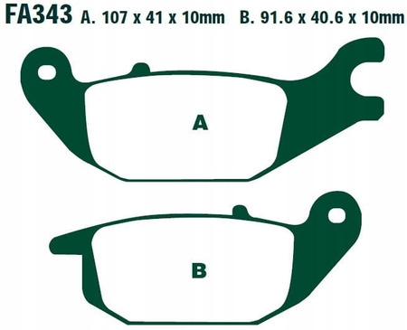 Klocki Hamulcowe EBC FA343