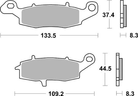 Klocki Hamulcowe SBS 704RST