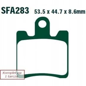 Klocki Hamulcowe EBC SFA283/4HH