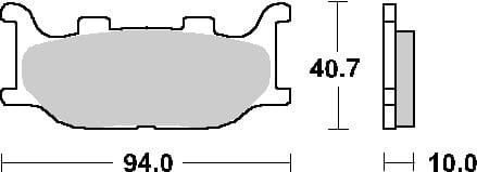 Klocki Hamulcowe SBS 691HS