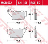 Klocki Hamulcowe TRW MCB672SH