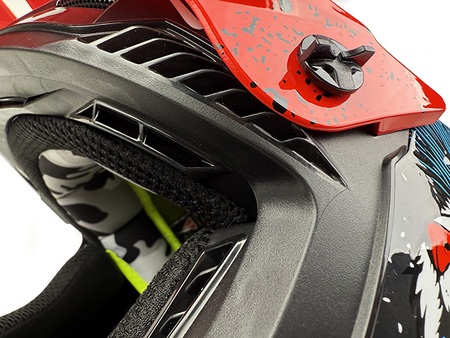Kask Enduro Dziecięcy LS2 MX437 FAST EVO II MINI STARMAW