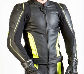 OZONE OUTLET KURTKA MĘSKA VOLT BLACK FLUO YELLOW M (50)