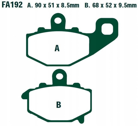 Klocki Hamulcowe EBC FA192HH