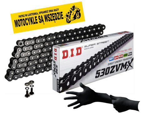 Łańcuch Napędowy DID 530 ZVMX BK 122