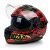 Kask Motocyklowy LS2 FF808 STREAM II DRAKO czarny czerwony