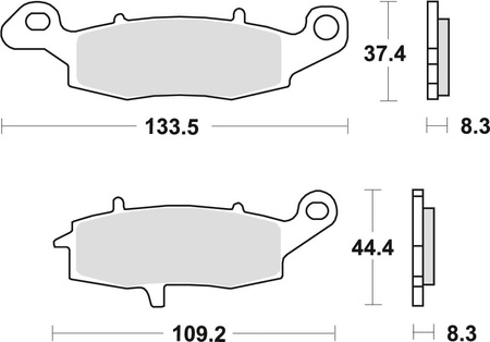 Klocki Hamulcowe TRW MCB681TRQ