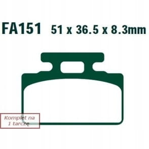 Klocki Hamulcowe EBC SFA151