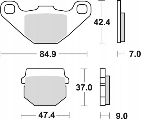 Klocki Hamulcowe TRW MCB519