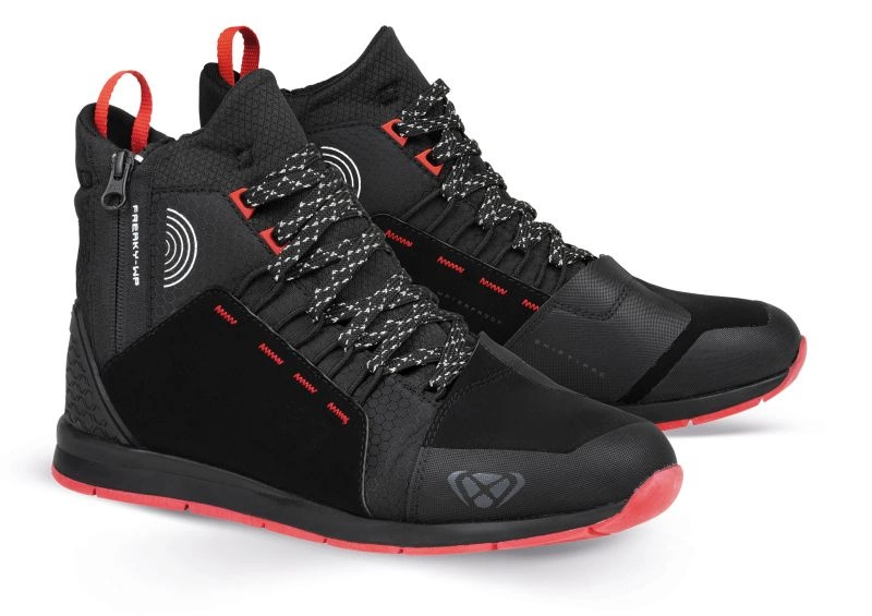 Buty IXON FREAKY WP CZARNE CZERWONE BIAŁE