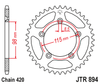 Zębatka Tylna JT JTR894.46