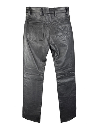 EUROSTARS SPODNIE SKÓRZANE EU506 BLACK 31