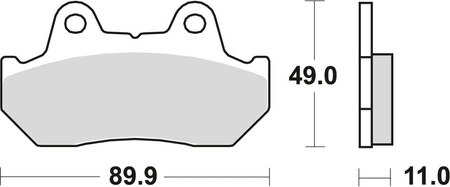 Klocki Hamulcowe TRW MCB512