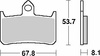 Klocki Hamulcowe SBS 622HF