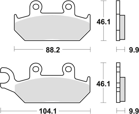 Klocki Hamulcowe TRW MCB627