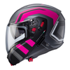 Kask szczękowy CABERG FLIP-UP HORUS X ROAD GREY BLACK PINK