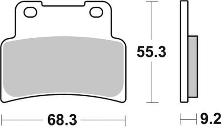 Klocki Hamulcowe SBS 844HS