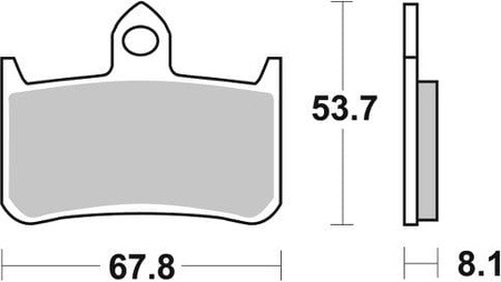 Klocki Hamulcowe SBS 622RST
