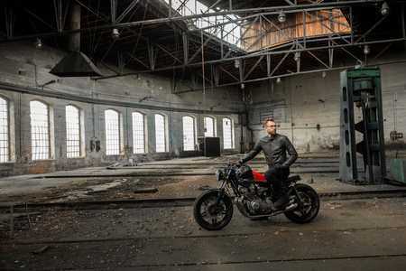 Kurtka Skórzana Motocyklowa SECA WANTED II BLACK
