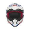 Kask Off-roadowy Motocyklowy NOX N634 GRADIANT WHITE BLUE RED
