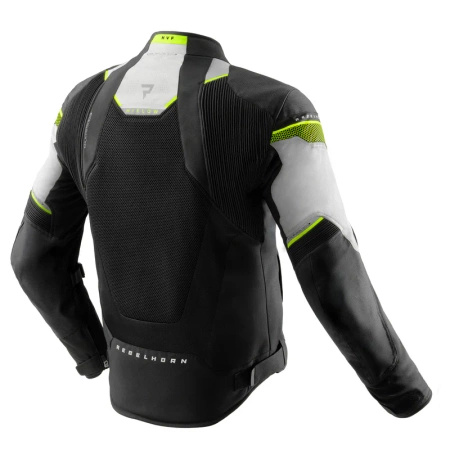 Kurtka tekstylna motocyklowa REBELHORN HIFLOW V BLACK GREY FLUO