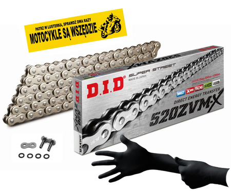 Łańcuch Napędowy DID 520 ZVMX SS 108