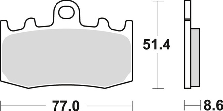 Klocki Hamulcowe TRW MCB748